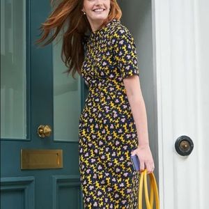 Boden midi sheath dress. Beautiful size 12 black